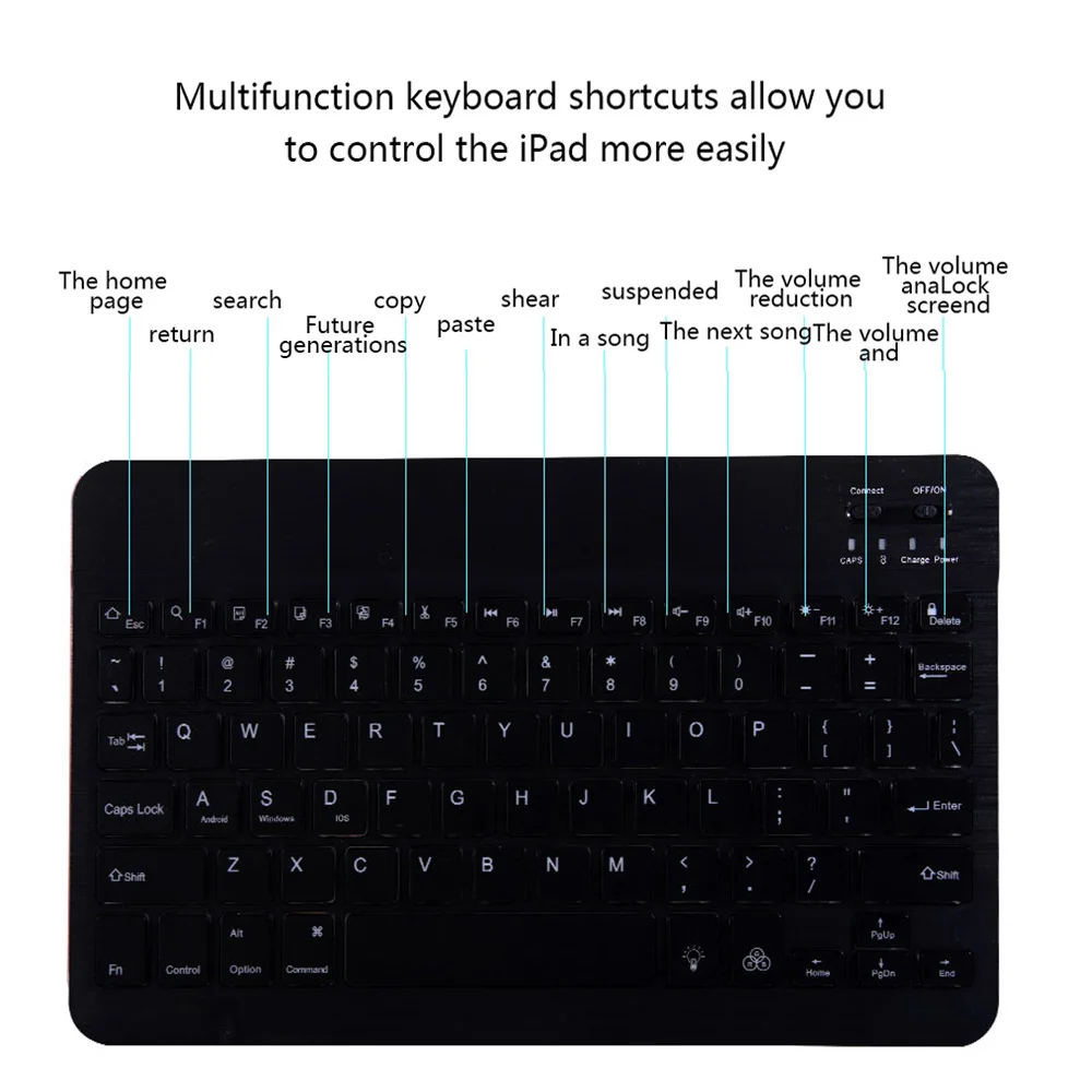 Американская, с задней подсветкой Клавиатура чехол для iPad Air 1 iPad Air 2 iPad Pro 9,7 iPad 9,7 чехол для планшета с держателем ручки авто сна/бодрствования