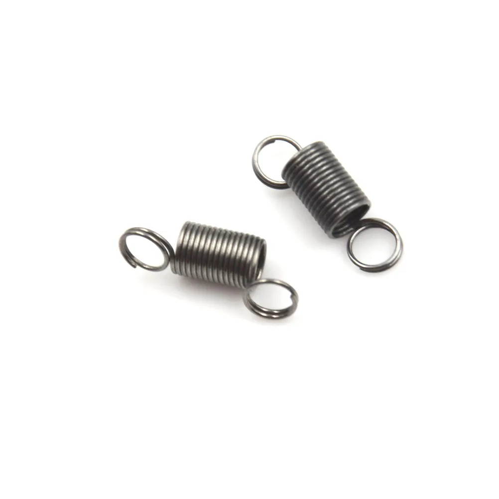 10PCS 15mm Stainless Steel small Tension Springs With Hooks For Tensile DIY CAAL