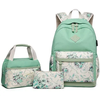 

Fashion Flower Printing Women Backpack USB Charge School Bags For Girls Laptop Travel Bagpack Knapsack Mochila