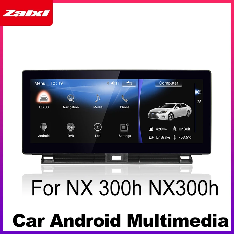 Автомагнитола 2 din с GPS навигацией на Android для Lexus NX 300h NX300h 2014 ~ 2016 AUX стерео