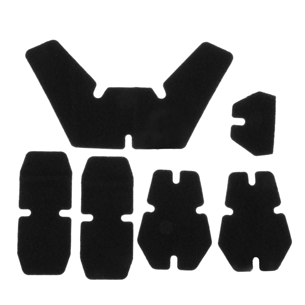 5pcs/Set DIY Tactical WST-AF Ballistic Helmet Hook And Loop Sticker Patch Strong Adhesive