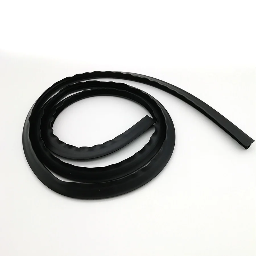 1.6m Car Push Seal Strip Rubber Dashboard Windshield Gap Engine Noise Insulation