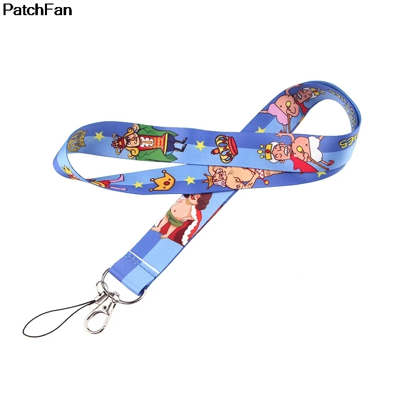 20 шт./лот A2434 Patchfan King's новая одежда многофункциональные ремни для мобильных телефонов бирки для ключей ID бейдж шейный ремень лямки