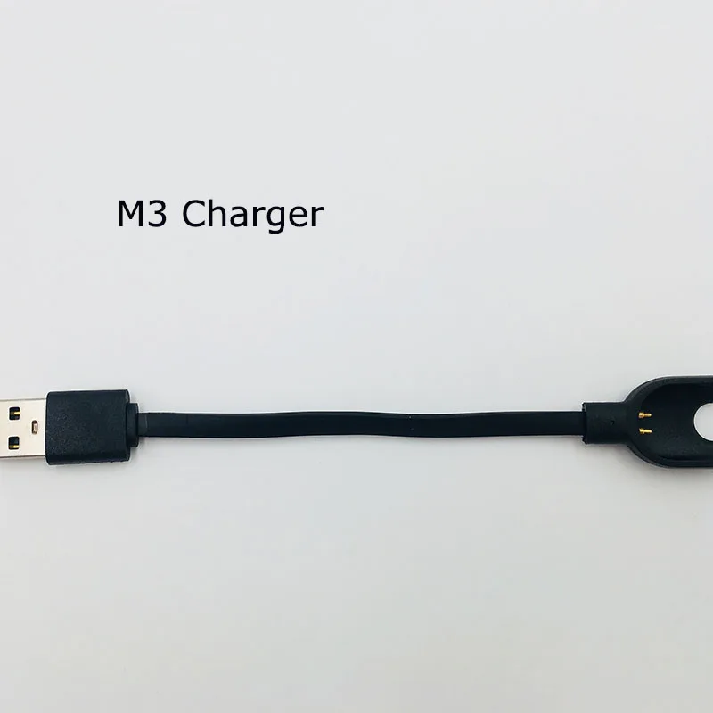 USB кабель для быстрой зарядки для Xiaomi mi Band 3 для xio mi band 2 4 браслета M3 m2 m4 Смарт зарядное устройство кабель зарядные устройства - Цвет: charger for M3