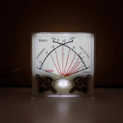 

Standing wave meter radio station SWR Watt Tester dual-pin 60/300W power meter transmitter Tools with backlight Drop shipping