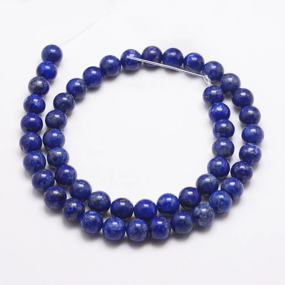 

6mm 8mm 10mm 12mm Round Natural Lapis Lazuli Bead Strands for Jewelry Making