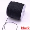 10Meters/lot 0.4-1.5mm Black Nylon Cord Thread Chinese Knot Macrame Cord Bracelet Braided String DIY Tassels Beading Thread ► Photo 1/4