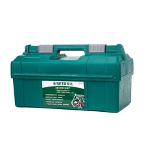 SATA 95166 для Инструм. Ящик(440x230x250) пласт. раскладной.многофункциональный Ящик металлический для инструментов, 3 отсека