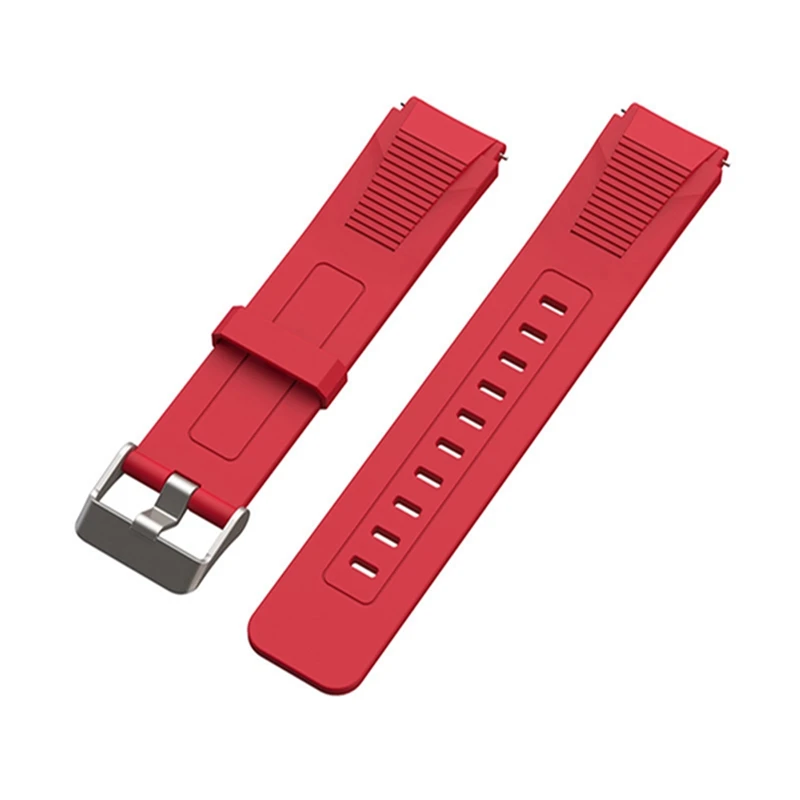 Bakeey новые для Amazfit GTS GTR42mm умные часы 20 мм Красочные быстросъемные часы ремешок из нержавеющей пряжки умные аксессуары - Цвет: Красный