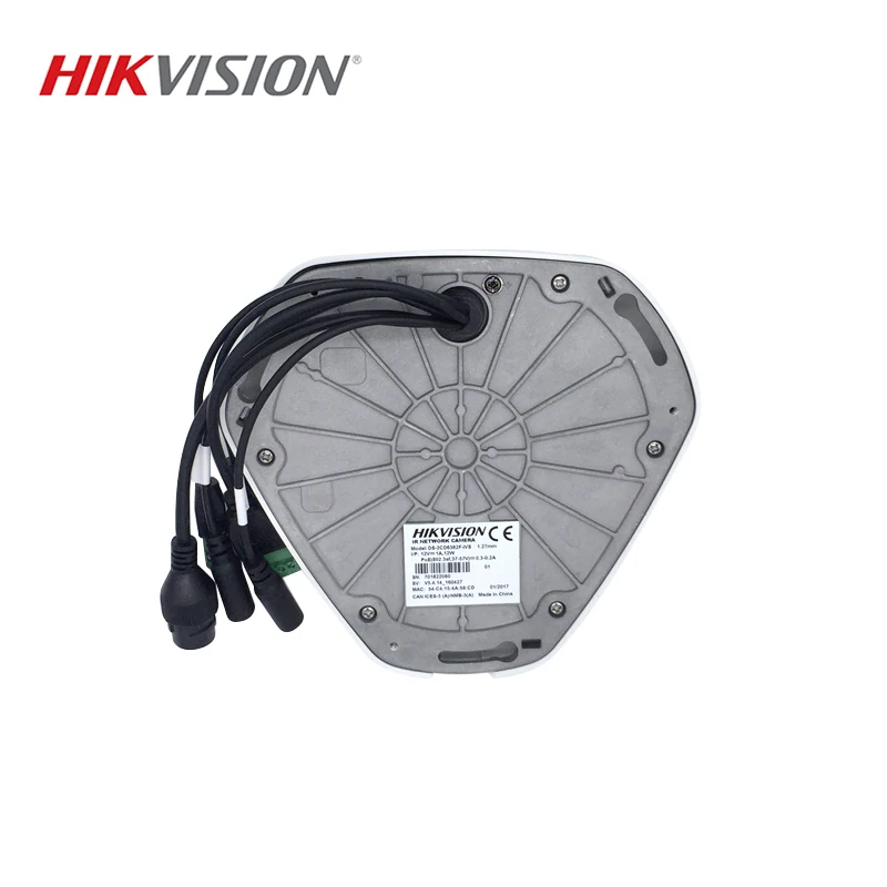 HIKVISION DS-2CD6362F-IVS китайская версия 6MP рыбий глаз вид Водонепроницаемая ip-камера Поддержка SD карты/PoE/IR ONVIF