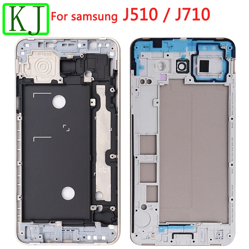 J3 J5 J7 полный Корпус для samsung J310 J510 J710 Передняя средняя рама+ Батарея задняя панель