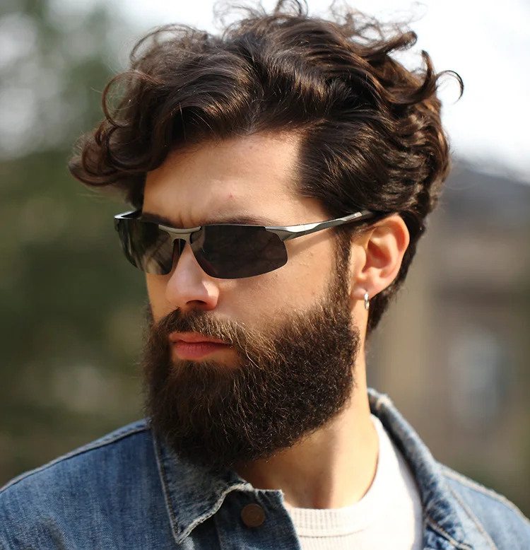 

New polar-biased sunglasses men's sunglasses driving glasses color-changing glasses night vision goggles.