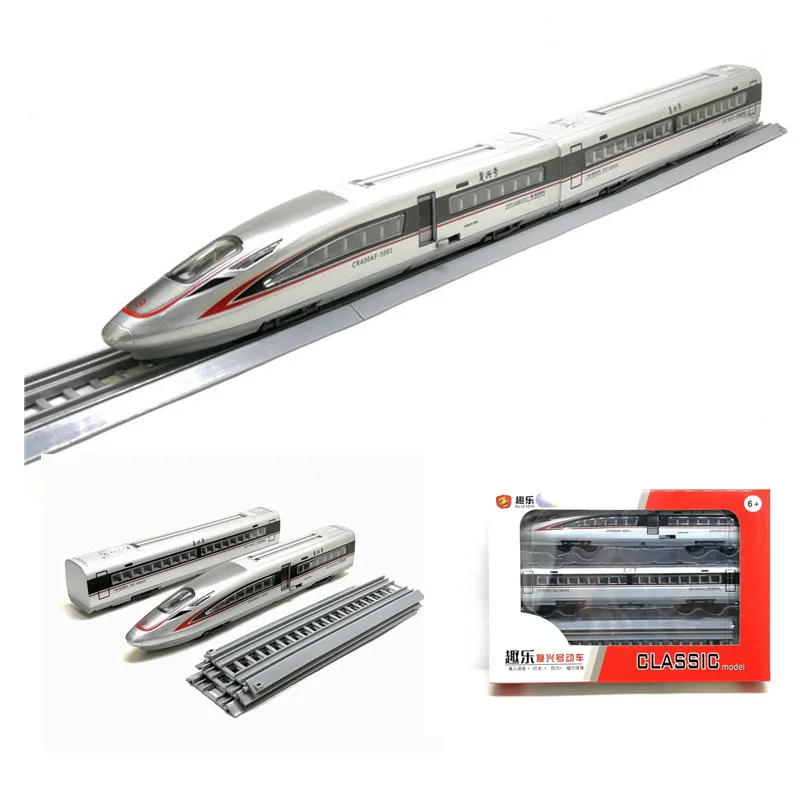 

Boxed Fuxing Train High-Speed Rail Toy Alloy Models Children Alloy Train Toy Sound And Light Warrior Voice