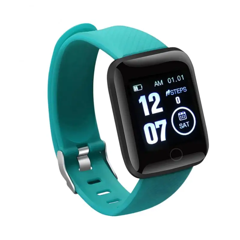 116 Plus Smart Watch Sport Watches Health Smart Wristband Heart Rate Fitness Pedometer Bracelet Life Waterproof Men Watch 