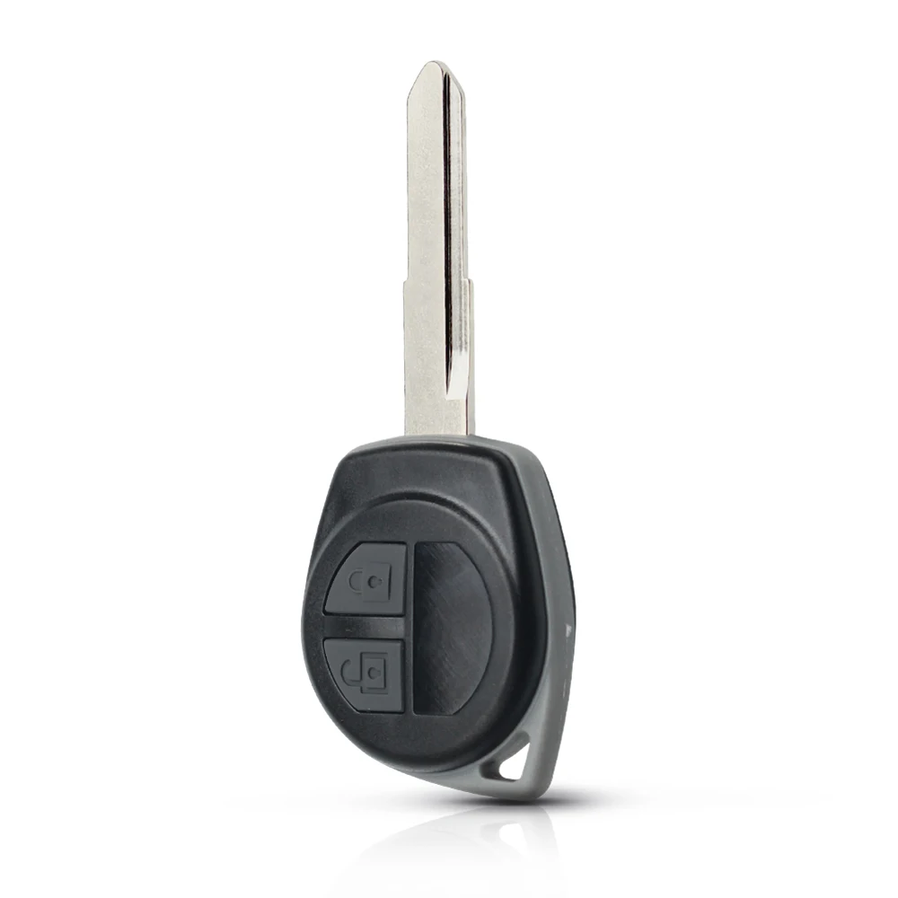 Чехол KEYYOU с 2 кнопками для ключей для Suzuki Swift Grand SX4 Liana Aerio Vitara GRAND VITARA ALTO Jimny HU133R/TOY43 - Цвет: H133R With Rubber
