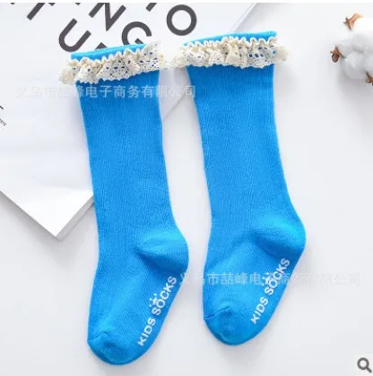 Одежда для девочек милые носки гетры высокого бантик принцесса Носки детские длинные прямые носки под сапоги с вертикальными полосками для sokken meias От 0 до 4 лет - Цвет: 6