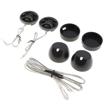 

Loud Loudspeaker Auto Tweeter Blast Tone Hi-Fi 12V Electric Compact Car Auto Horn Black Base Extension Cable