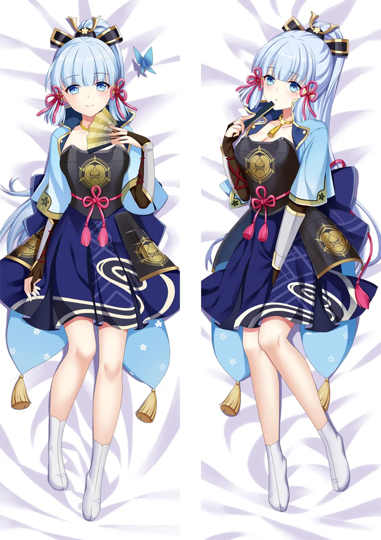 Game Genshin Impact Kamisato Ayaka Cosplay Dakimakura Pillow Case Anime  Cartoon Kawaii Accessories Props - Costumes Diy - AliExpress