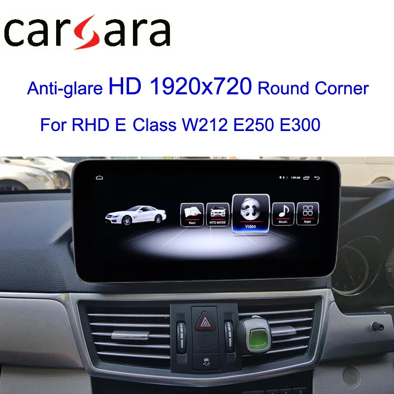 

RHD W212 Screen Updating 10.25 Touch Wide Navi DVD GPS Navigator Display Mercedes Stereo Upgrade