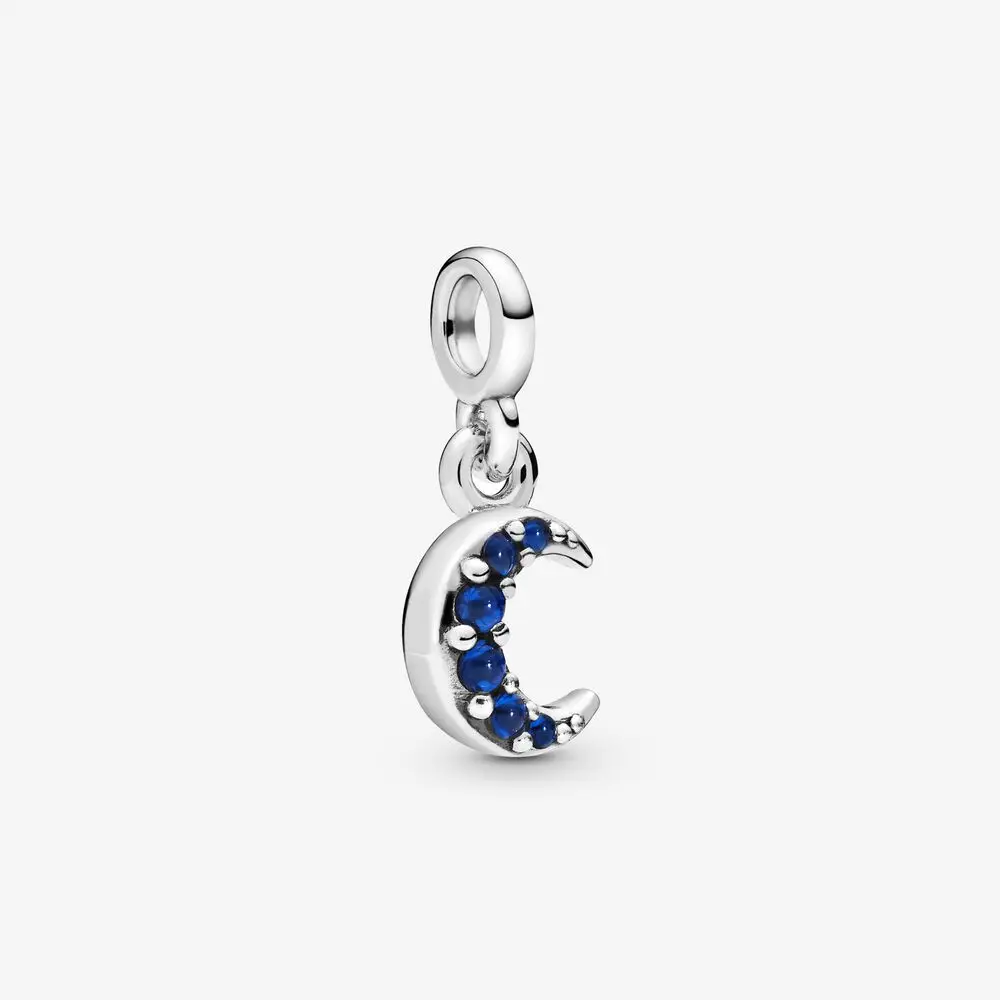 

S925 Sterling Silver Beads My Moon Dangle Charms for Women Fits Me Bracelet DIY Jewelry Gift Bijoux