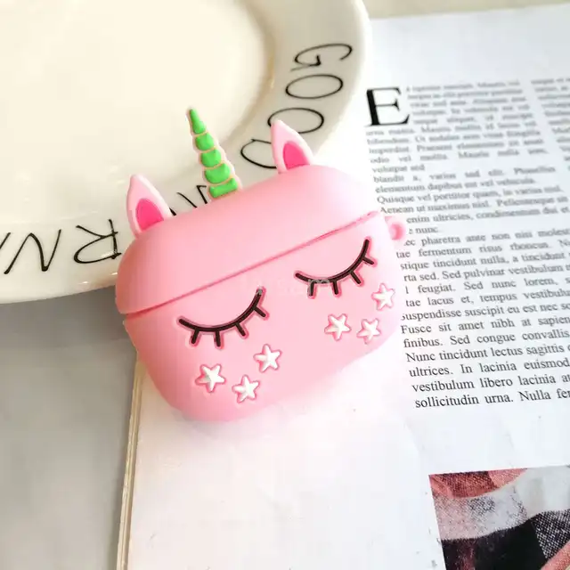 Cartoon Silicone Case For Airpods Pro Case Wireless for airpods pro Case Cover Earphone Case For Air Pods pro Pinkhorse