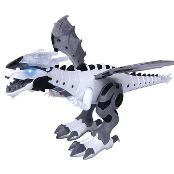 

Large Mechanical Dinosaurs Spray with Wing Cartoon Model Animal Walking Electronic Dinosaurio Juguete Robot Pterosaurs