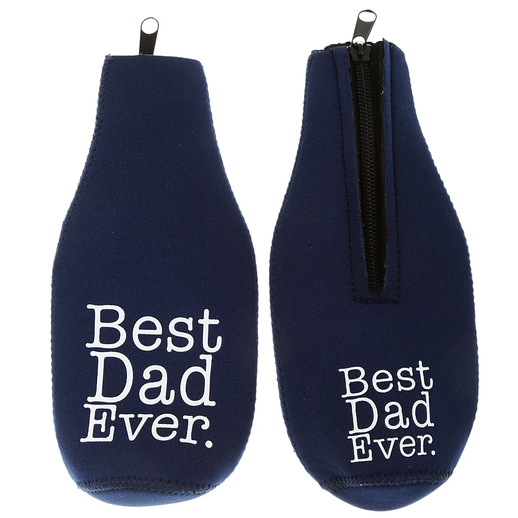 2x Wedding Party Neoprene Beer Bottle Holder Cooler Sleeve Drinking Cover Bag