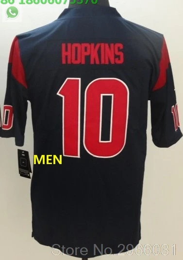 А+++ Качественная мужская футболка для взрослых Deshaun Watson 4 DeAndre Hopkins 10 JJ Watt 99 Houston