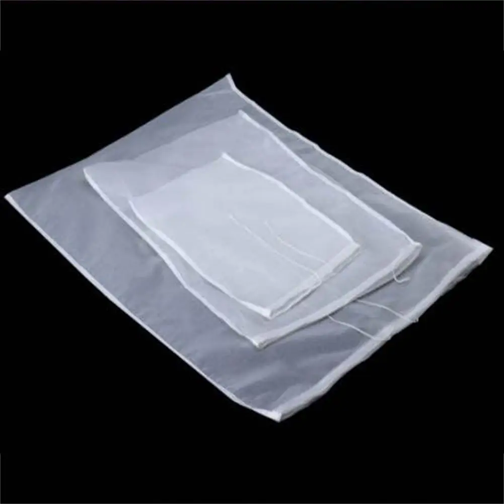 3er Réutilisable nussmilch sachet cordon de serrage Küchensieb feinsieb 20x30cm NEUF
