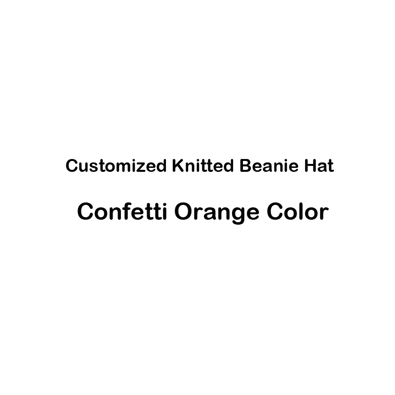 Confetti Orange Подгонял шлем зимы - Цвет: Confetti Orange