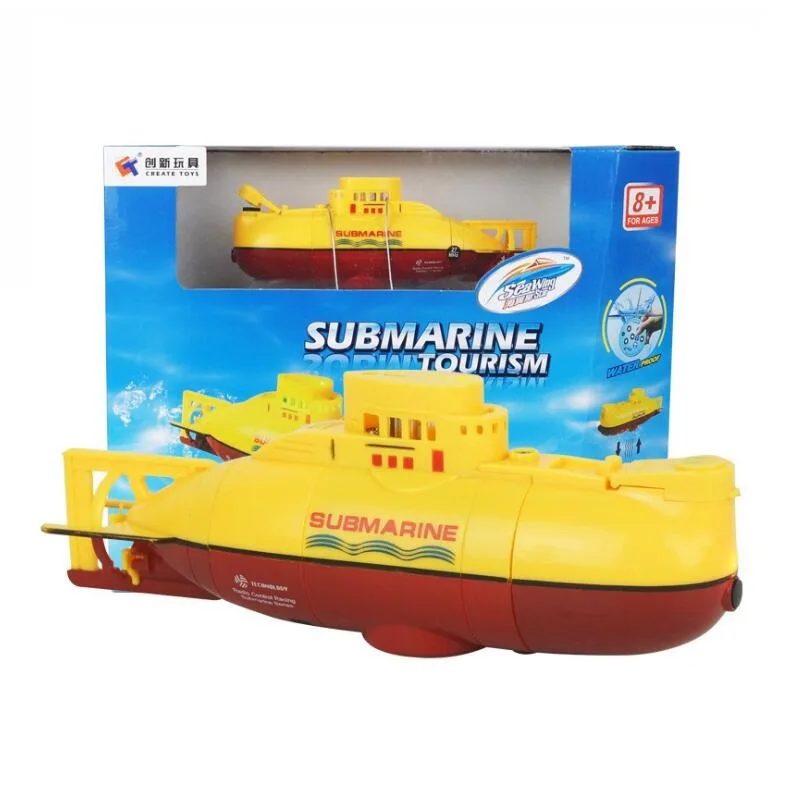 4 канала подводная лодка rc лодка мини пульт дистанционного управления лодка, судно детская модель игрушки