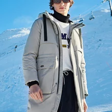 SEMIR повседневные сверхлегкие мужские куртки на утином пуху, осенне-зимнее пальто, мужская легкая куртка на утином пуху, мужские пальто