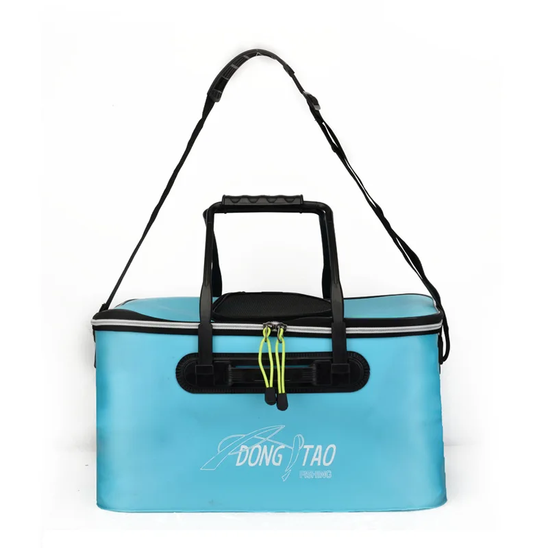

New Style Fishing Bucket Eva Thick Multi-functional Foldable Fish Basket Barrel Fish Box Fishing Gear Supplies