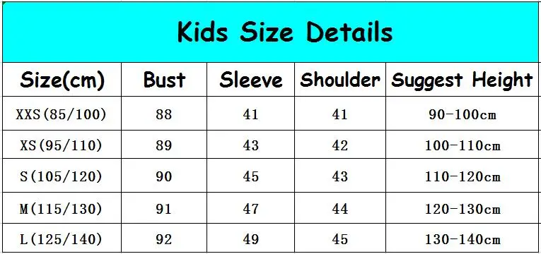 kids size