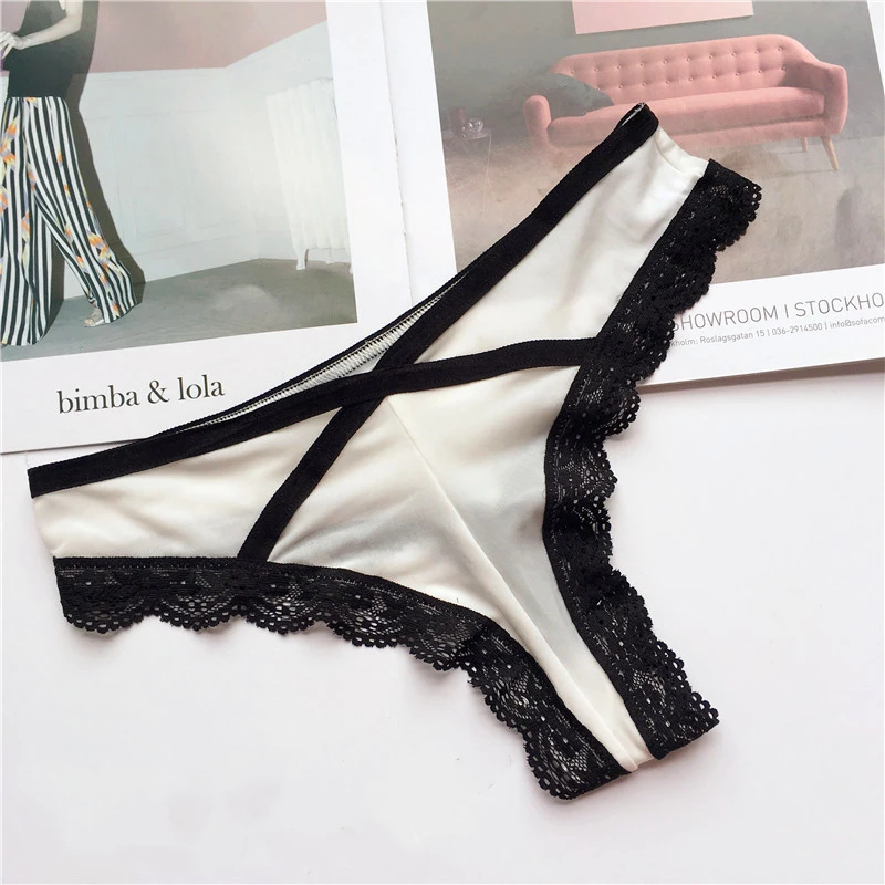 Сексуальные женские трусы с низкой талией однотонное сексуальное нижнее белье