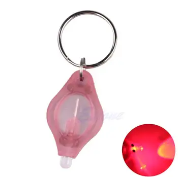 

Mini Micro Super Bright Light LED Camping Flashlight KeyRing Keychain Lamp Torch