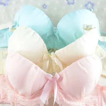 

Women Sexy Lace Bowknot Push Up Bra Set Girl Bras Underwear Underwire Outfit Brassiere2020