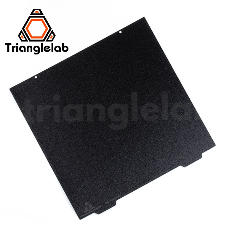 Chapa de Aço em pó Impressora para Abs Trianglelab Dupla Face Texturizado Pei Primavera Revestido Construir Placa Voron 3d Petg 350x350 - Imagem 3