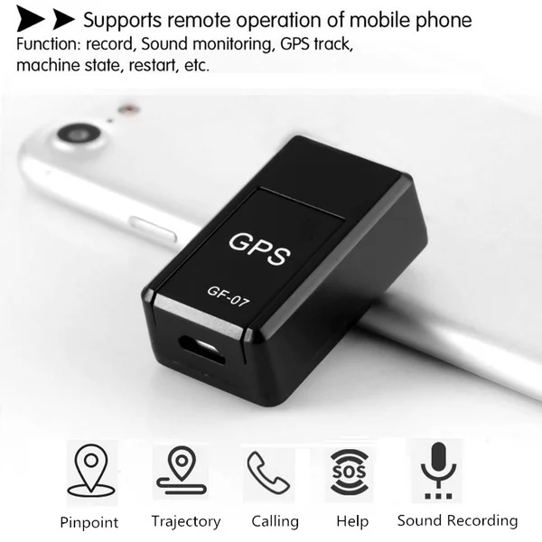 Mini GPS Tracker Car GPS Locator Anti-theft Tracker Real Time Car Gps Tracker Anti-Lost Recording Tracking Device Voice Control