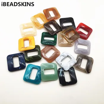 

New arrival! 33mm 100pcs acrylic Marble effect square-shape charm for earrings accessories,Earring parts,jewelry making DIY