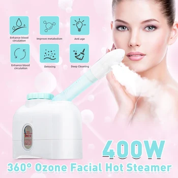 

Facial Steamer Ozone Sprayer Mist Sprayer SPA Steaming Machine Beauty Instrument Essential Oil Massage Face Skin Care Tools