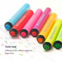 Милые дети, ручки для рисования, печатей для детей печать моющиеся воды Цвет ручка граффити художественный маркер ручка для рисования 12/18/24/36/48/60 Цвет набор