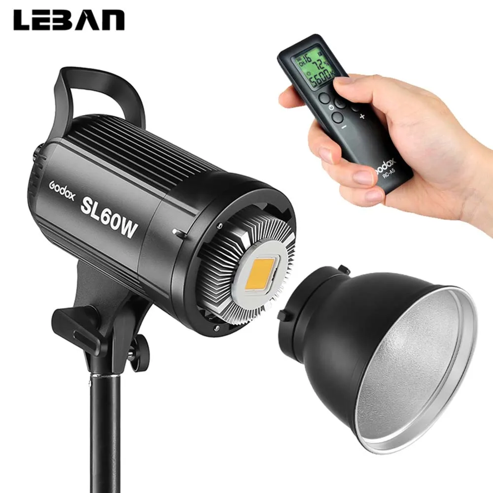 Godox SL 60W белая версия светодиодсветильник для видеосъемки Bowens Mount 5600K фотостудии