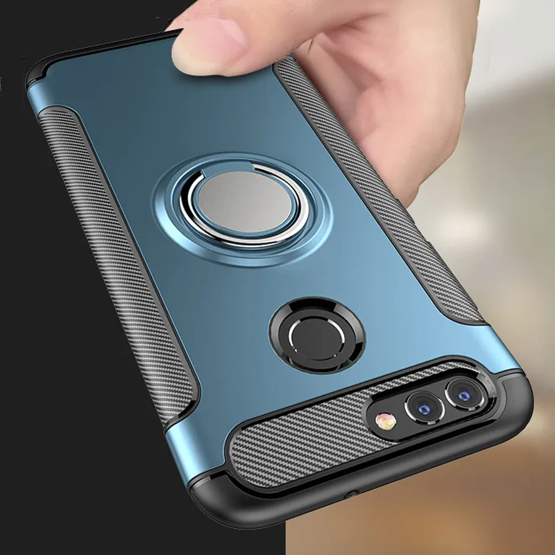 Funda armadura resistente para Huawei P20 Lite P30 Pro P10 P Smart 2019 Plus Honor 8 9 10 8X 7X 8S Mate 20 NOVA 3 3i 10i