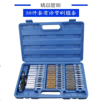 

38 Pieces Cleaning Brush Tool Brush Set Hexagonal Shank Multi-Model Cleaning Utility Brushes Set