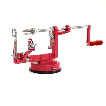 

Stainless Steel 3 in 1 Apple Peeler Fruit Peeler Slicing Machine Apple Fruit Machine Peeled Tool Creative Home Kitchen