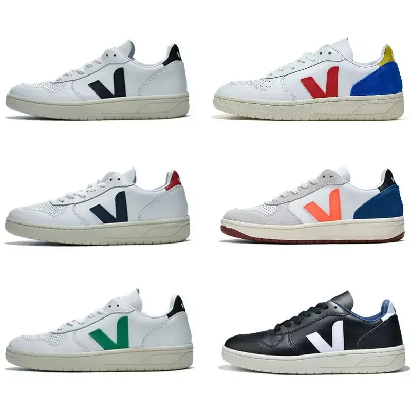 Veja Zapatillas deportivas clásicas transpirables para hombre y mujer, zapatos de deporte originales de alta calidad, con forma de V que combinan con todo, informales, para caminar| AliExpress