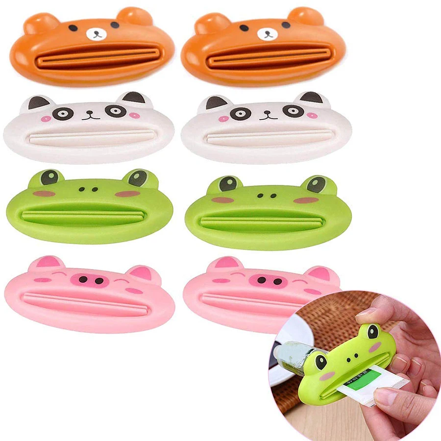 Toothpaste-Dispenser Bathroom-Accessories Home Cartoon-Saving