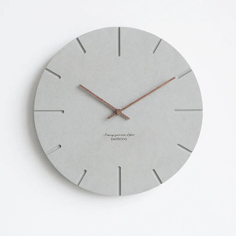 12 Polegada nordic relógio de parede moderno