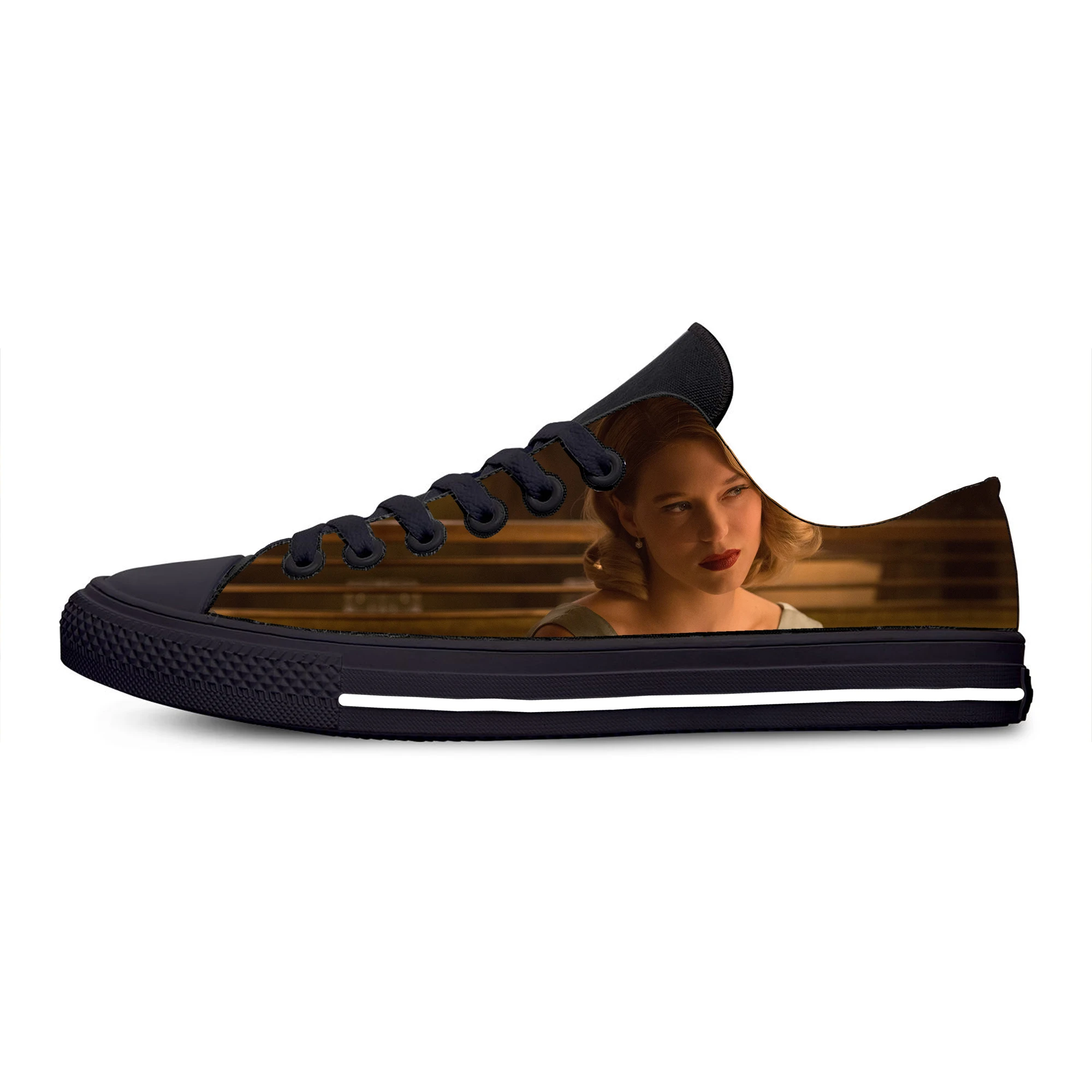 

2019 Hot Cool Fashion Summer Lace Up Casual Shoes Handiness Breathable Sneakers 3D Print Action Movie For Men Women Spectre